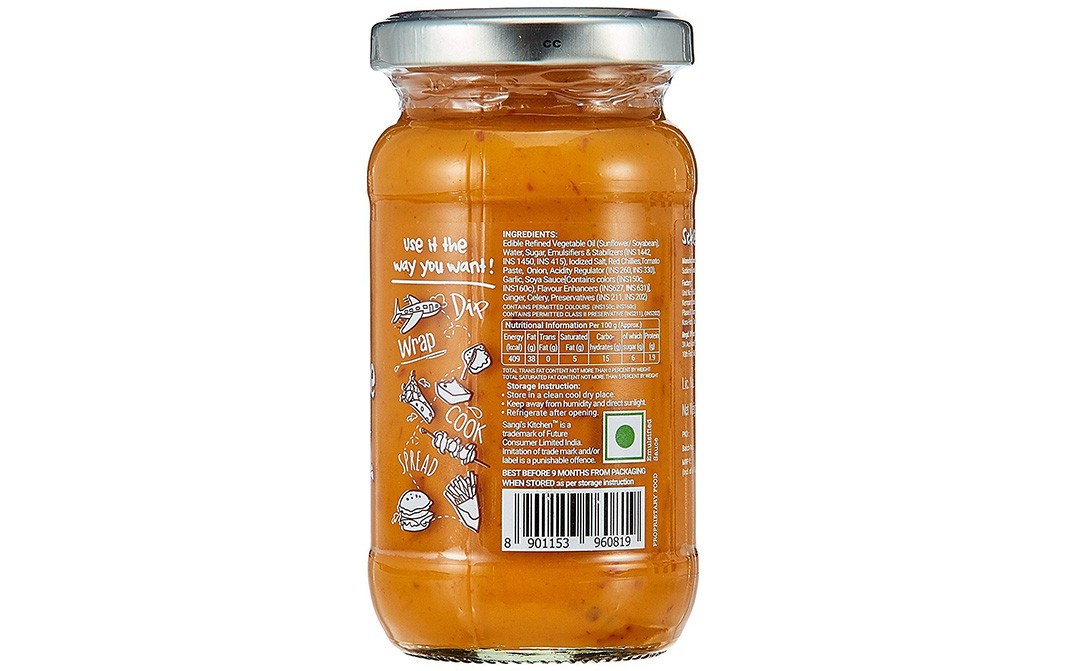 Sangi's Kitchen Schezwan Mayonnaise    Glass Jar  200 grams